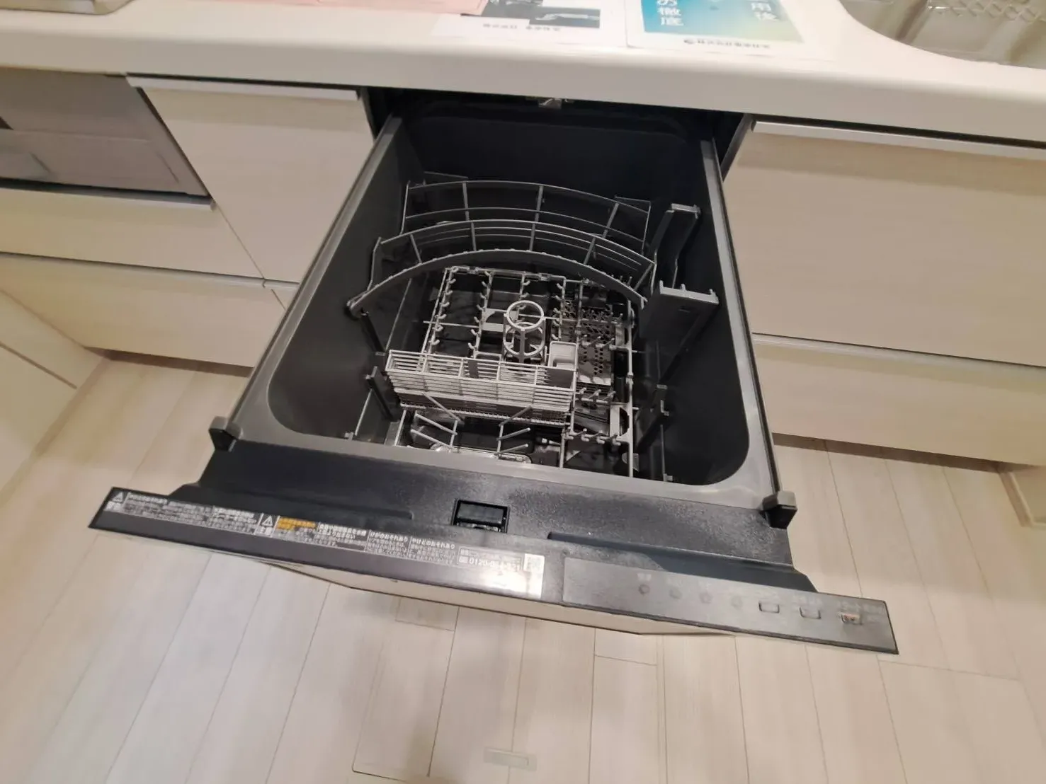 【食洗機/1号棟】食洗機付きで毎日の後片付けも楽々!