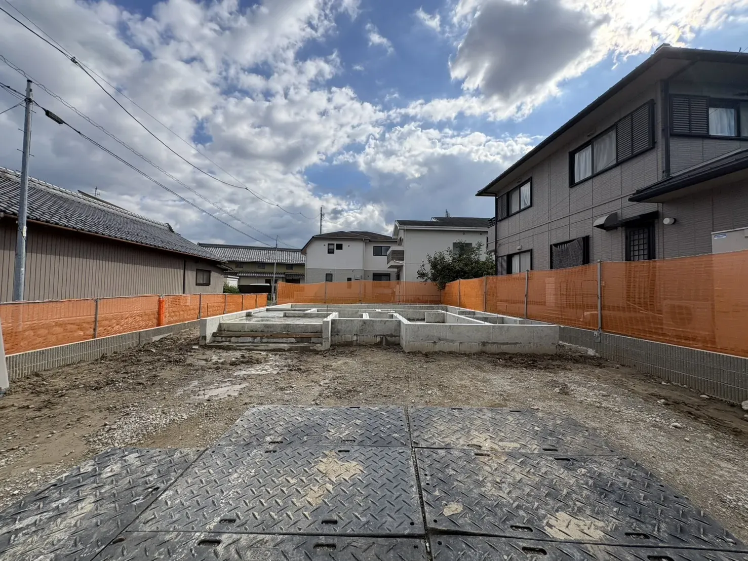 基礎工事後写真