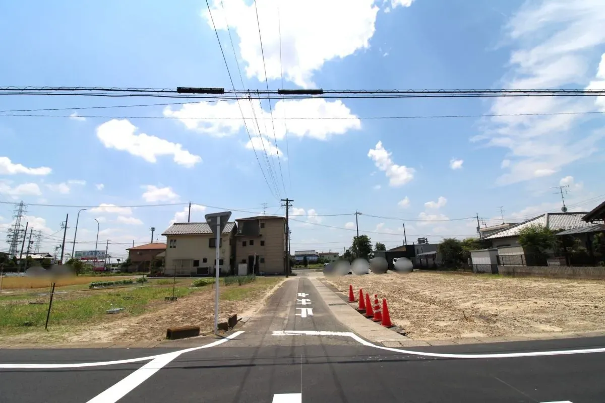 7月17日撮影 東側道路(北→南)