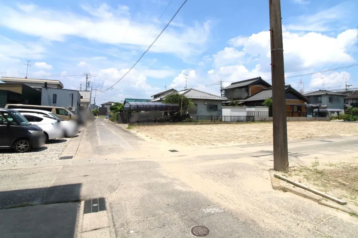 7月17日撮影 南側道路(東→西)