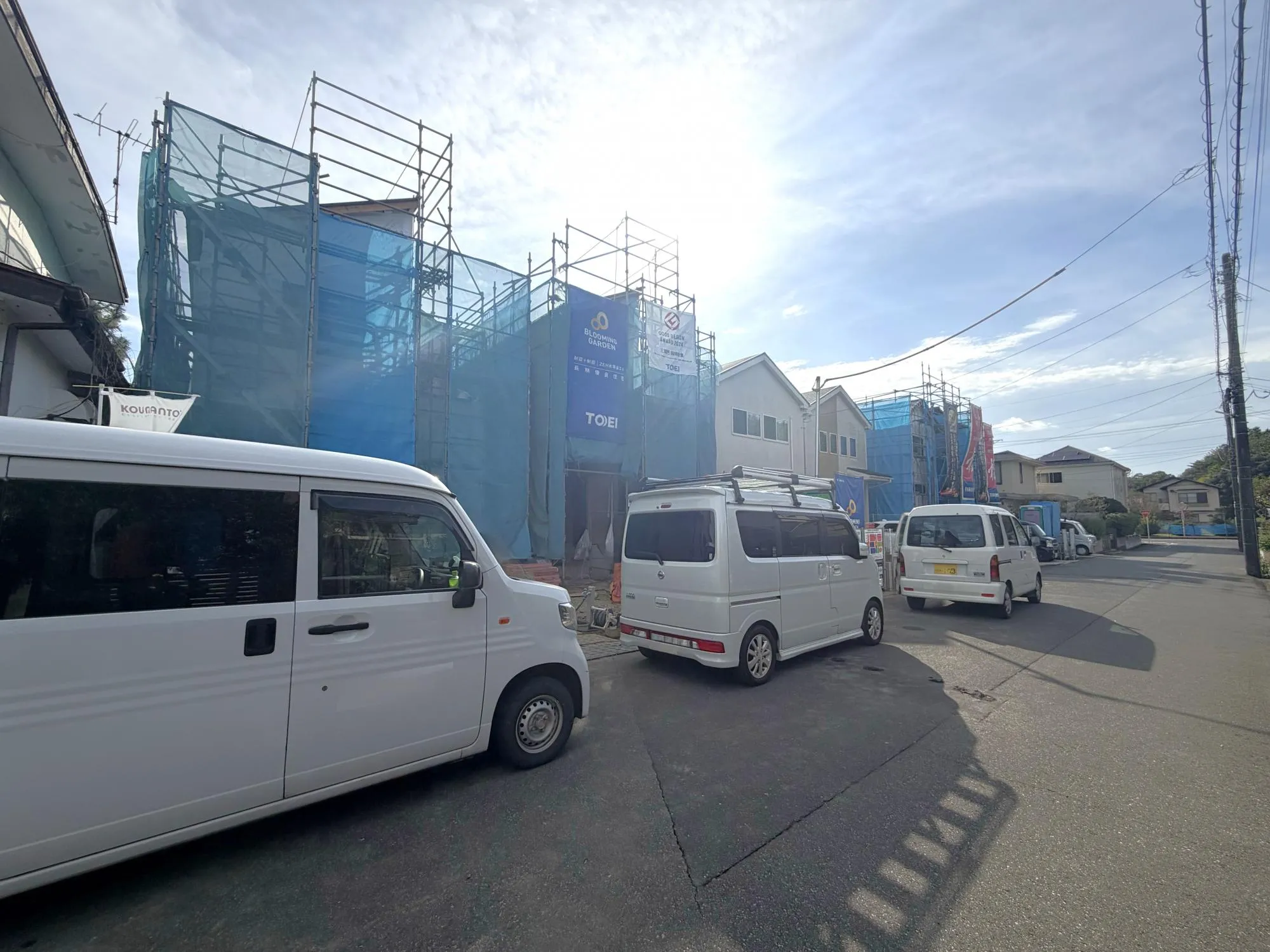 上棟しました