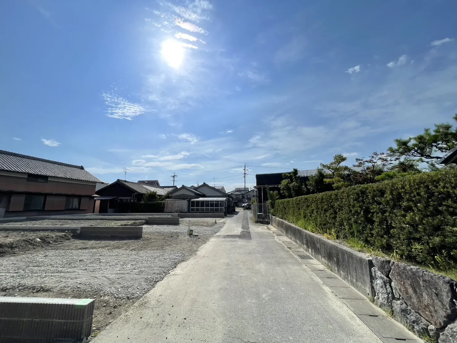 前面道路