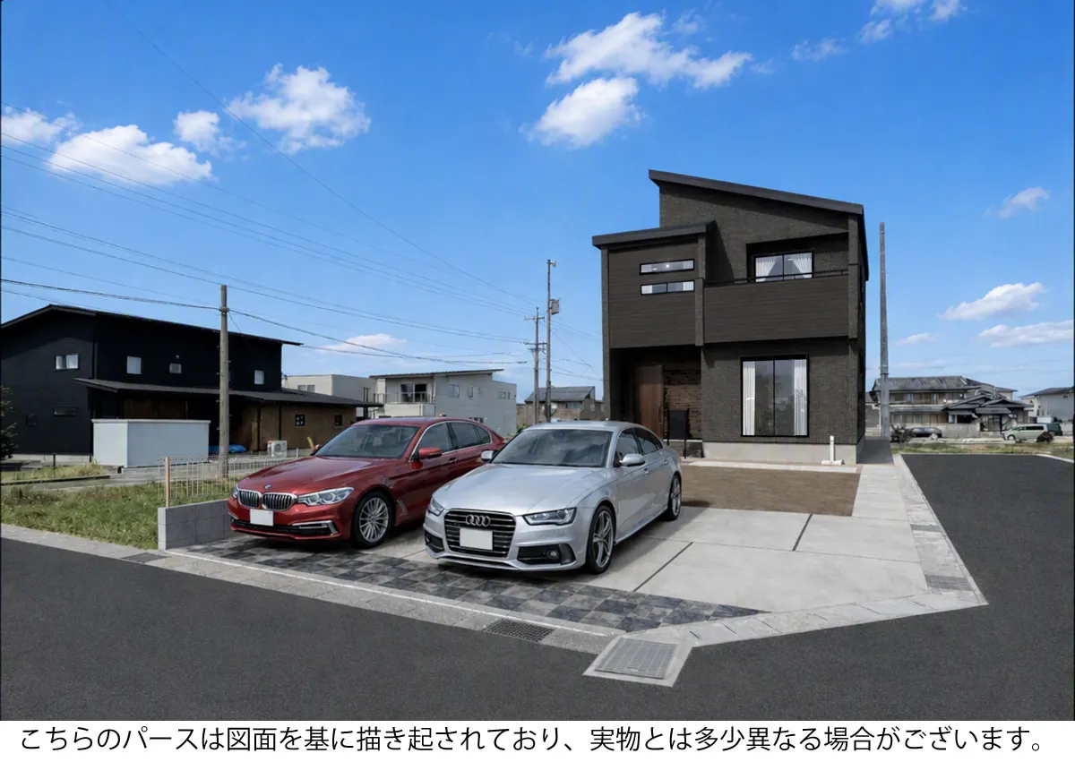 外観完成予想図 1号棟