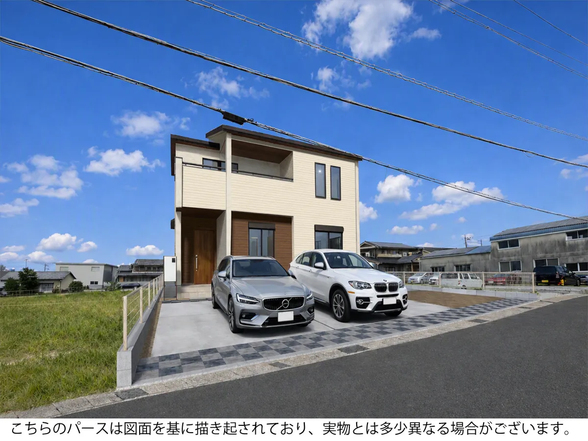外観完成予想図 2号棟