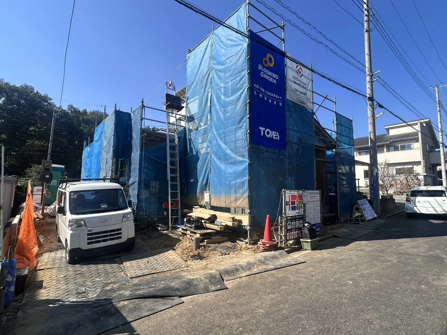上棟しました!10月撮影