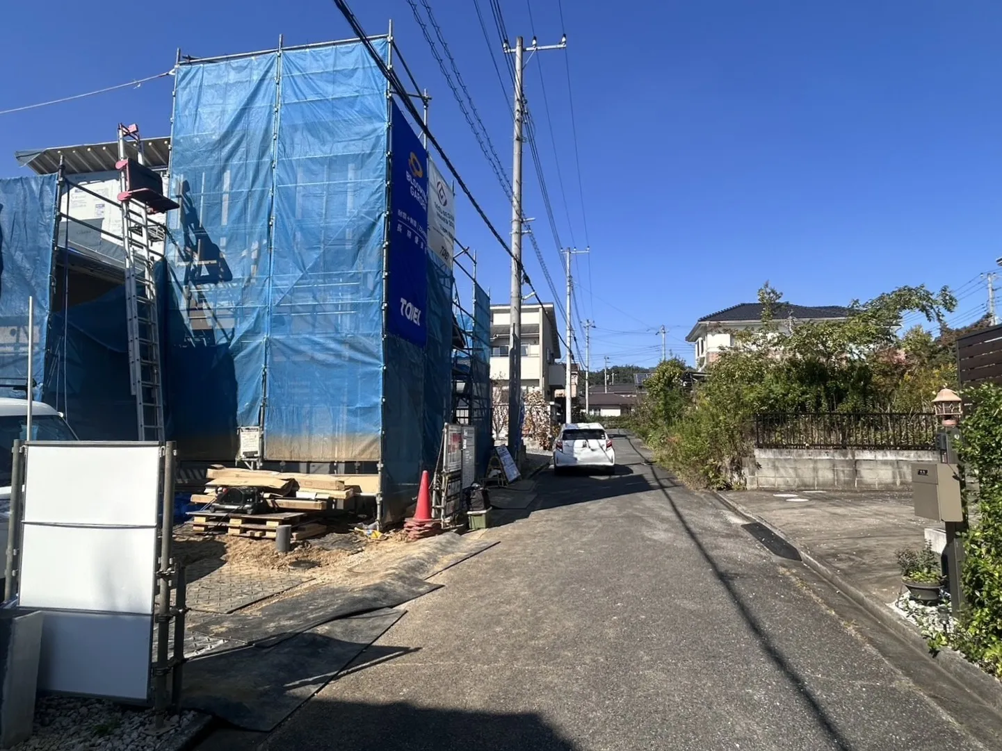 上棟しました!10月撮影