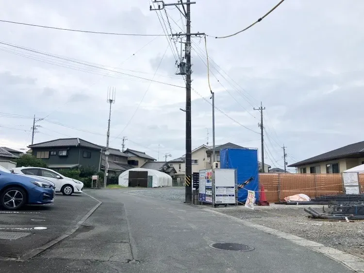 現地前面道路