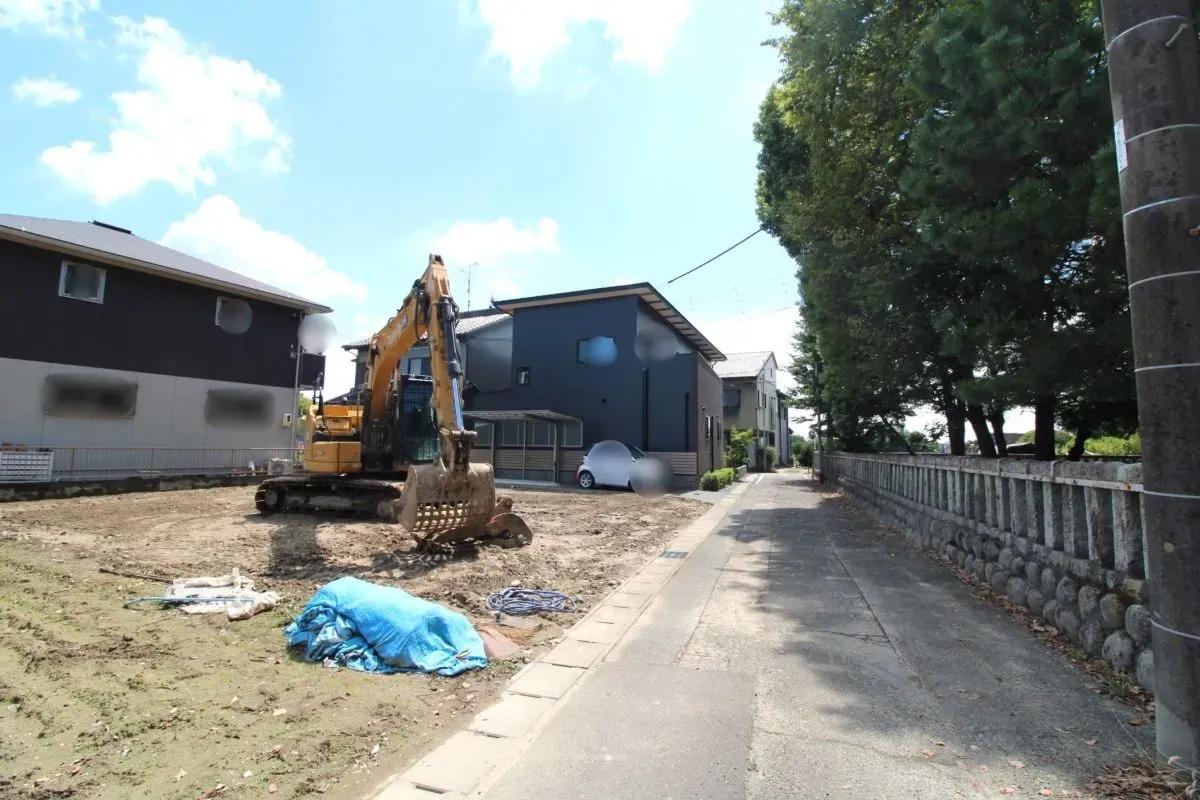 9月5日撮影 西側道路(北→南)