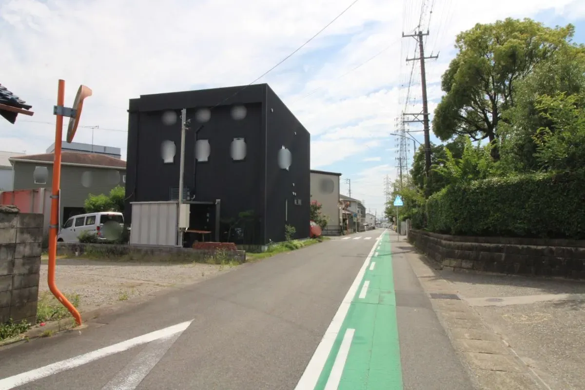 7月17日撮影 北側道路(東→西)