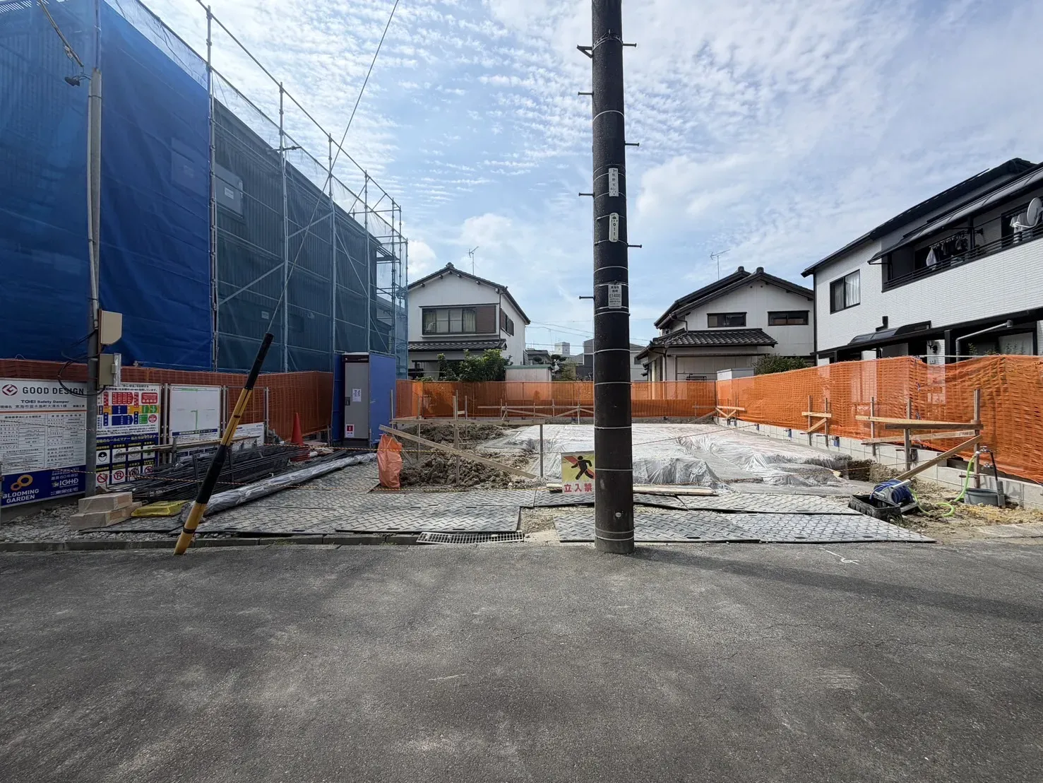 【現地写真】2026年9月25日撮影
※電柱は敷地内に移設予定