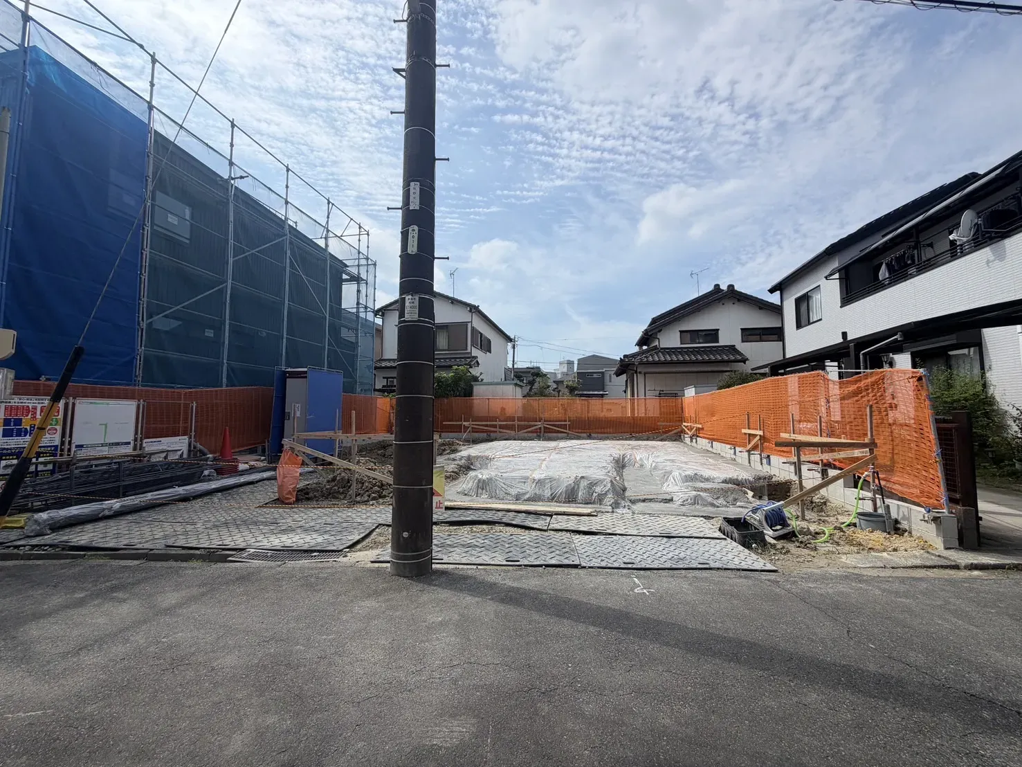【現地写真】2026年9月25日撮影
※電柱は敷地内に移設予定
