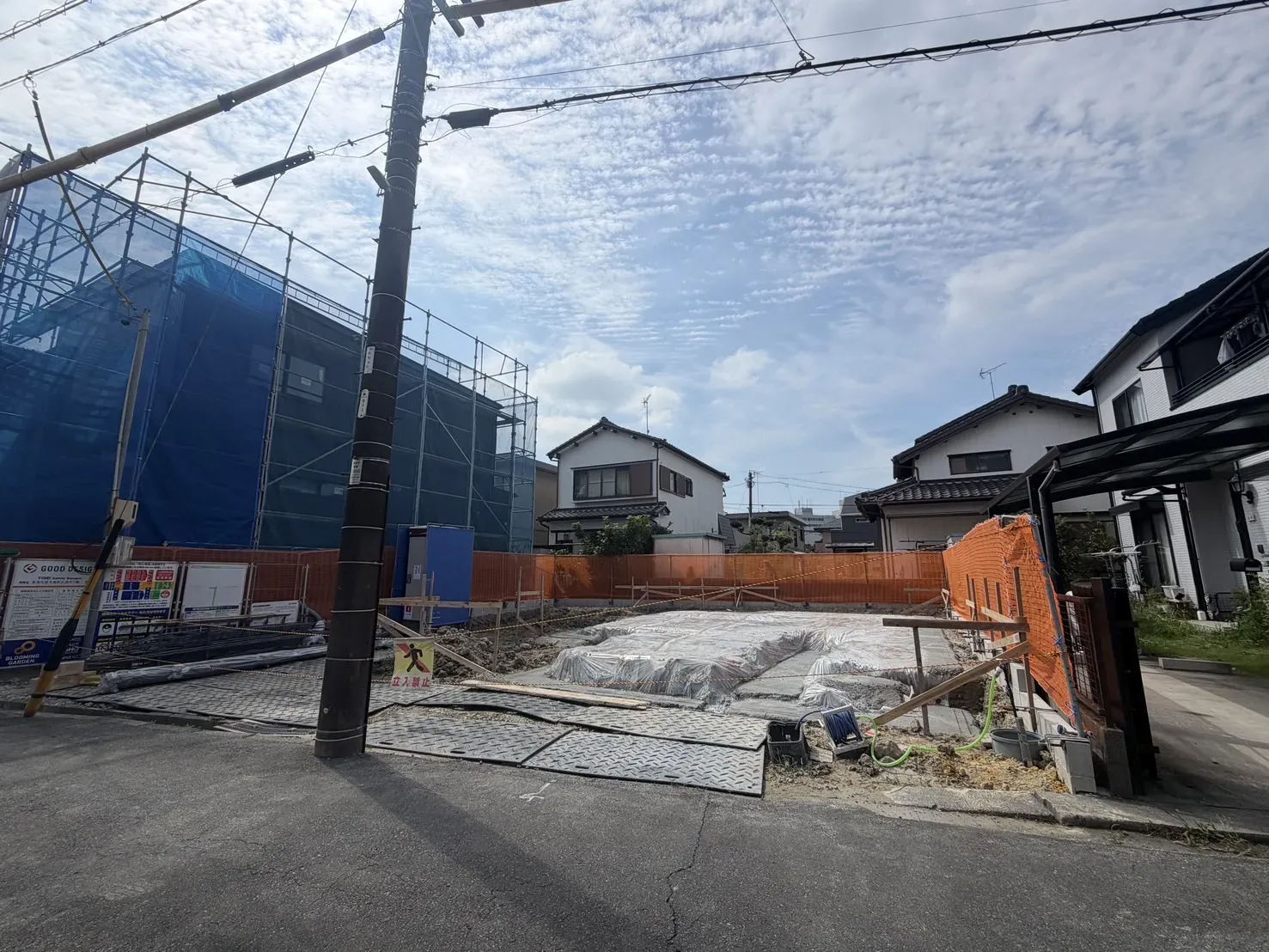 【現地写真】2026年9月25日撮影
※電柱は敷地内に移設予定