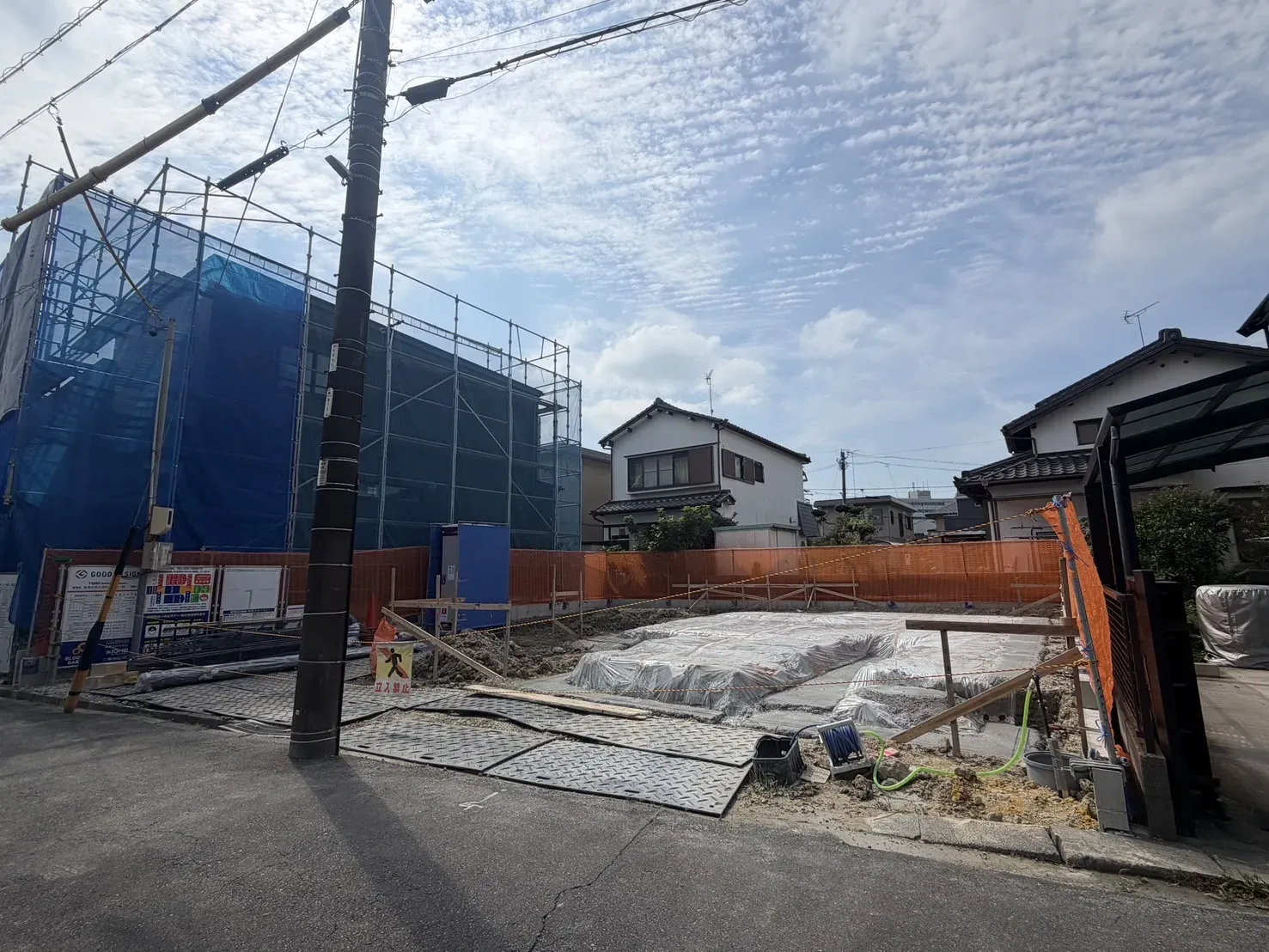 【現地写真】2026年9月25日撮影
※電柱は敷地内に移設予定