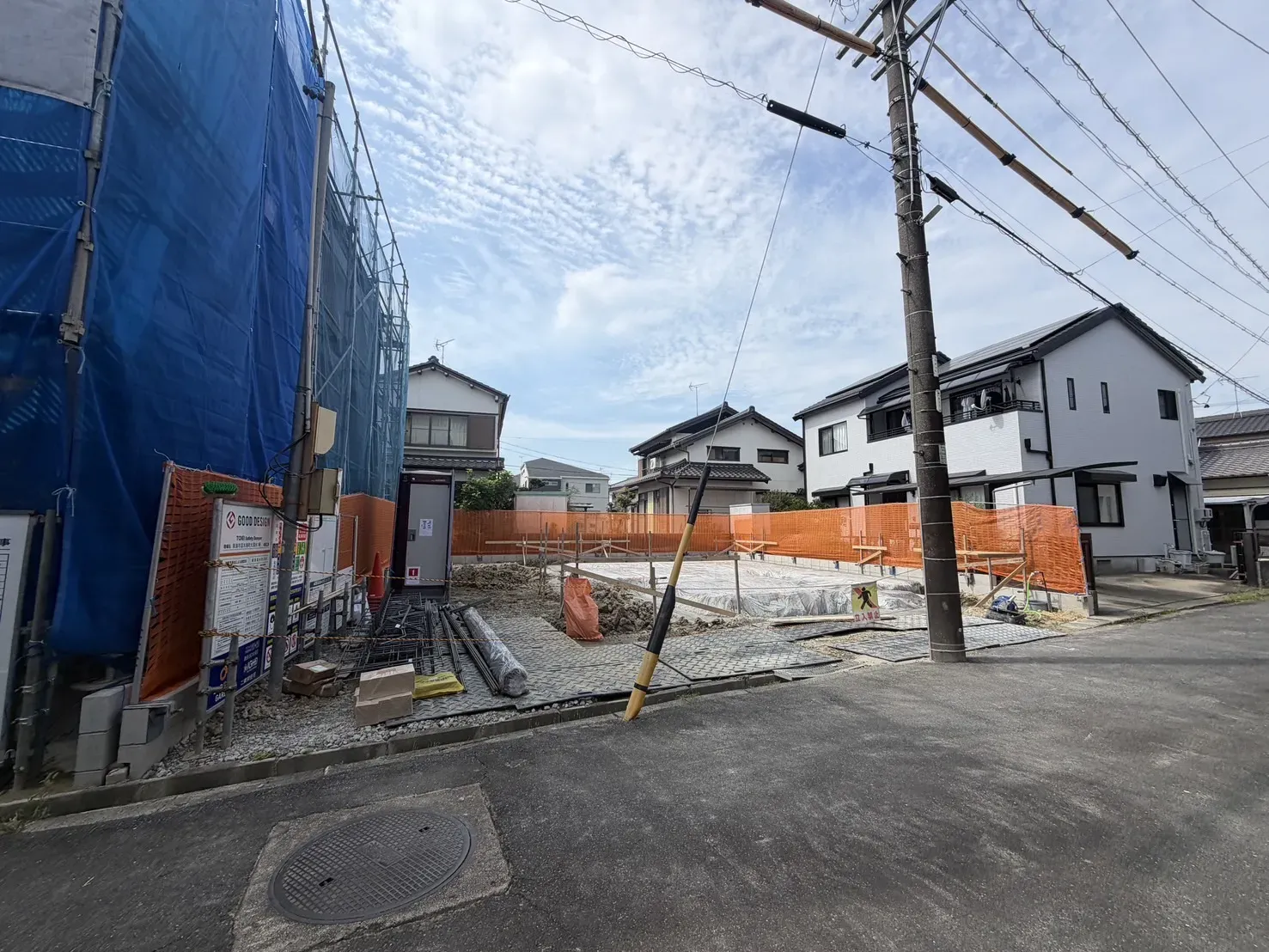 【現地写真】2026年9月25日撮影
※電柱は敷地内に移設予定