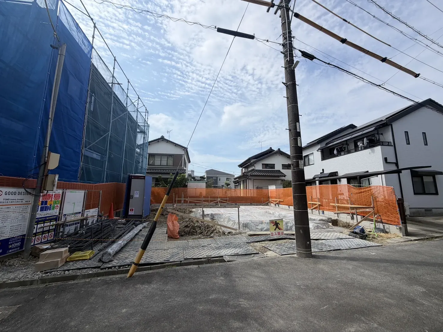 【現地写真】2026年9月25日撮影
※電柱は敷地内に移設予定