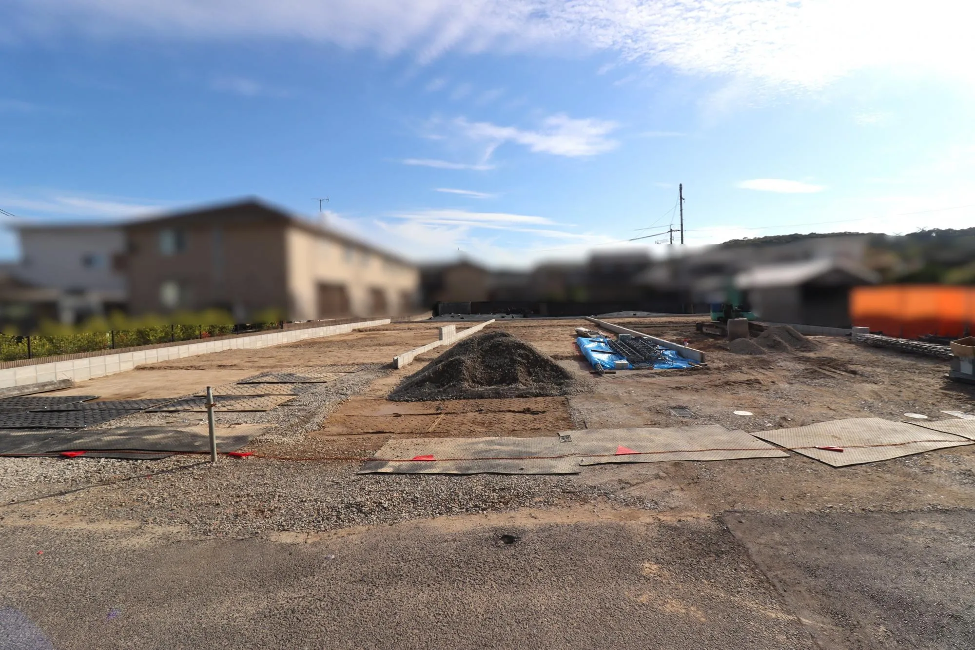 【現地写真:更地 2号棟予定地】