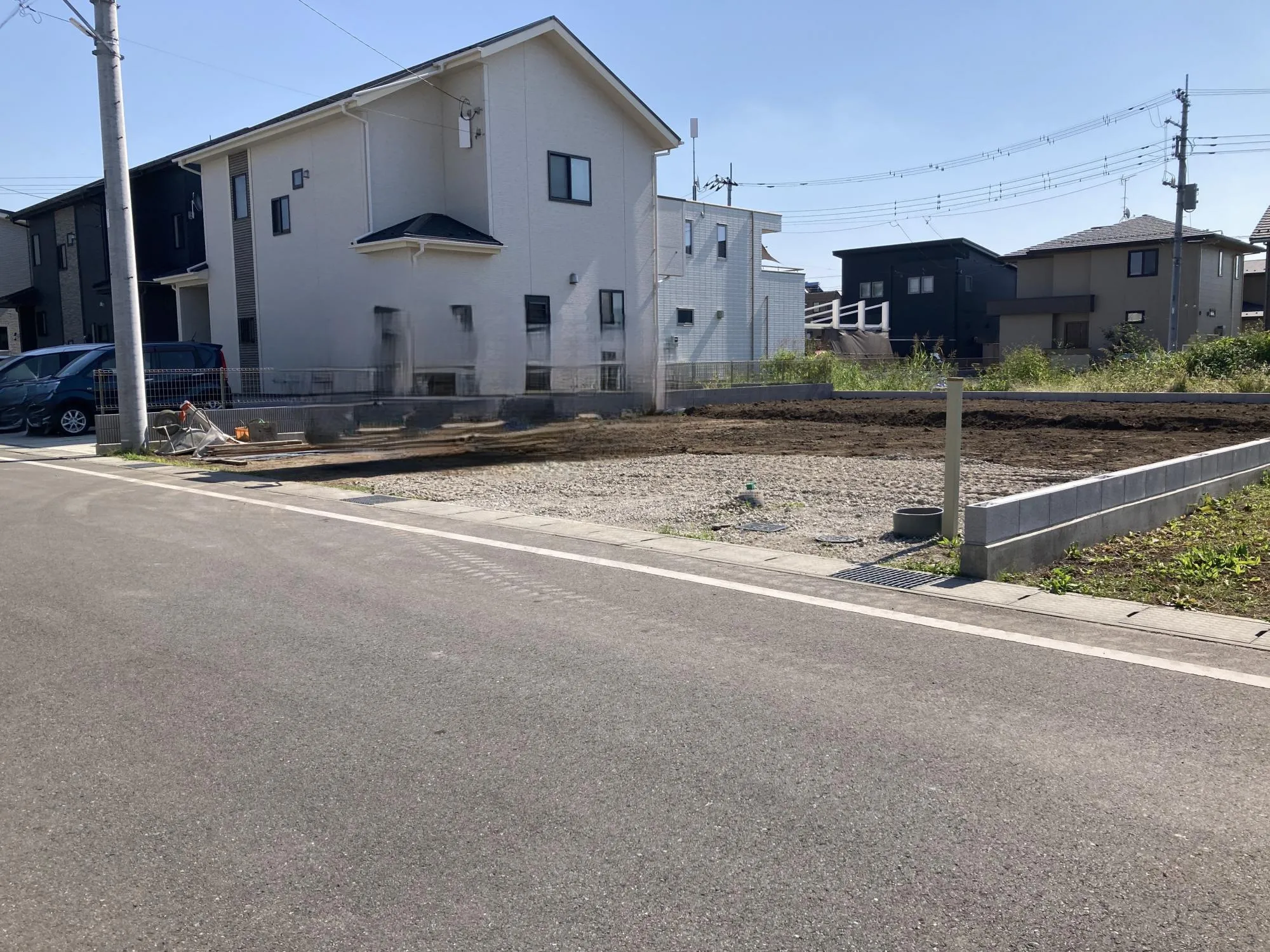現地(10/10)1号棟